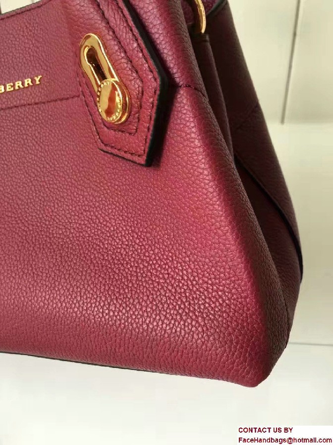 Baby Milton Bag In Grainy Leather Dark Red 2017