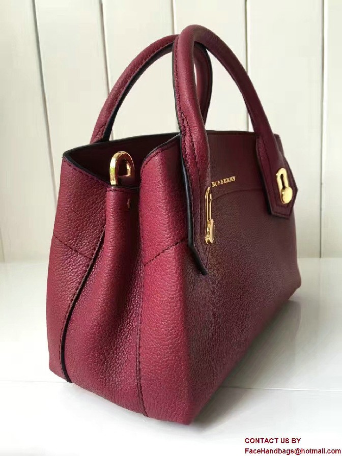 Baby Milton Bag In Grainy Leather Dark Red 2017