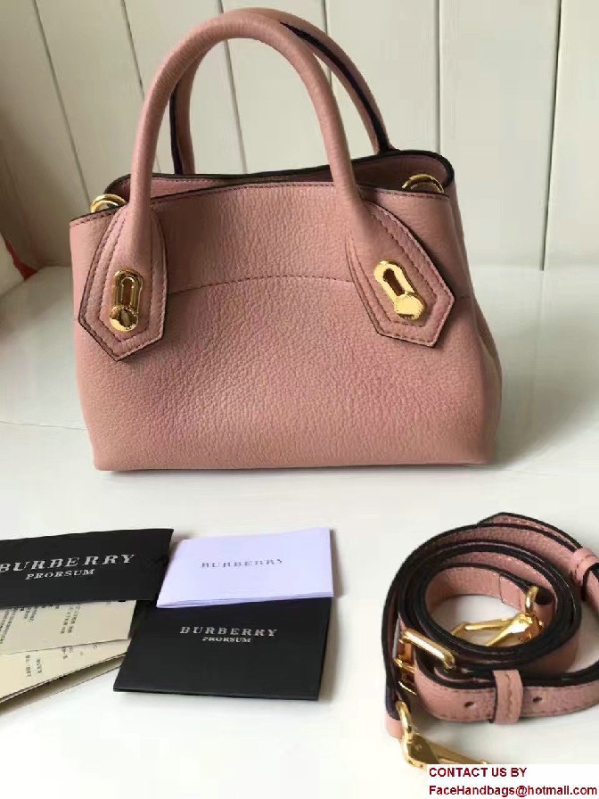 Baby Milton Bag In Grainy Leather Pink 2017