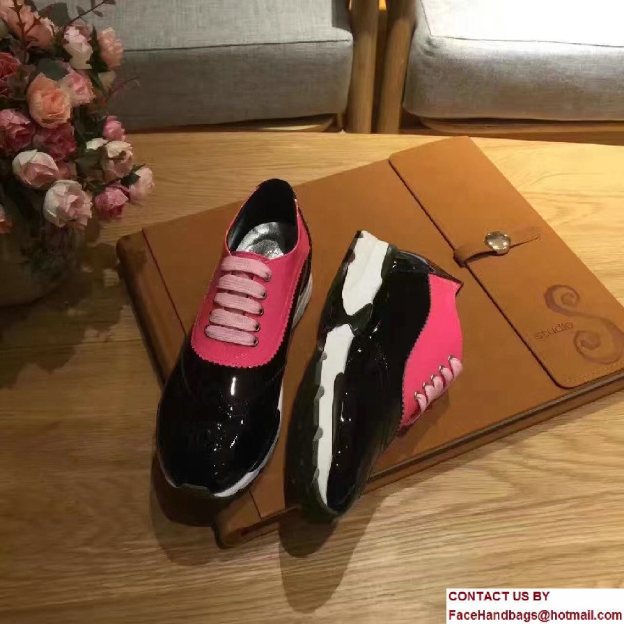 Chanel Cuba Sneakers Black/Fuchsia 2017