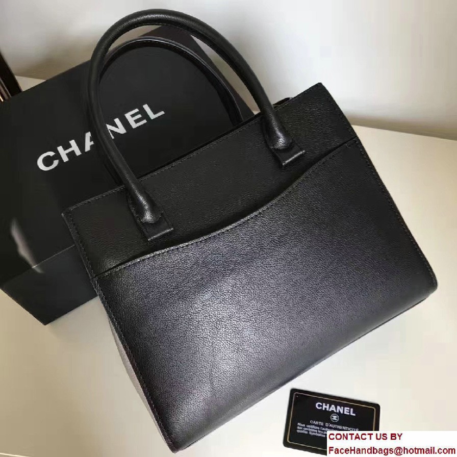 Chanel Grained Calfskin Neo Executive Mini Shopping Bag A69929 Black Cruise 2017