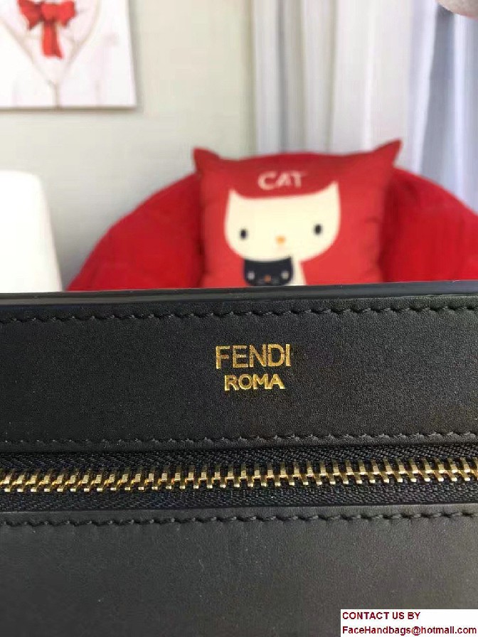 Fendi Black and Gold Studs Edition Dotcom Bag 2017