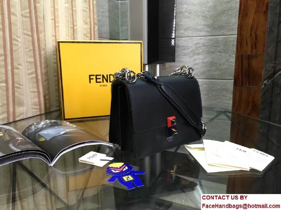 Fendi Kan I Crossbody Mini Bag Black 2017