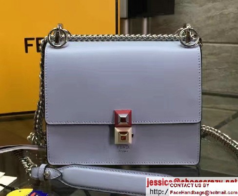 Fendi Kan I Crossbody Mini Bag Light Blue 2017