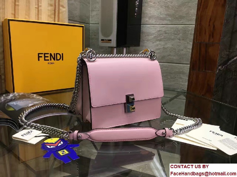 Fendi Kan I Crossbody Mini Bag Pink 2017