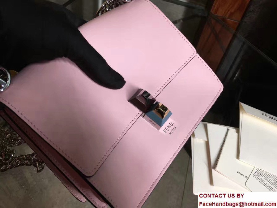 Fendi Kan I Crossbody Mini Bag Pink 2017