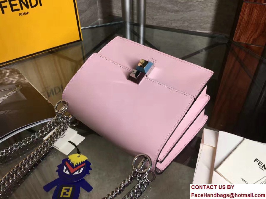 Fendi Kan I Crossbody Mini Bag Pink 2017