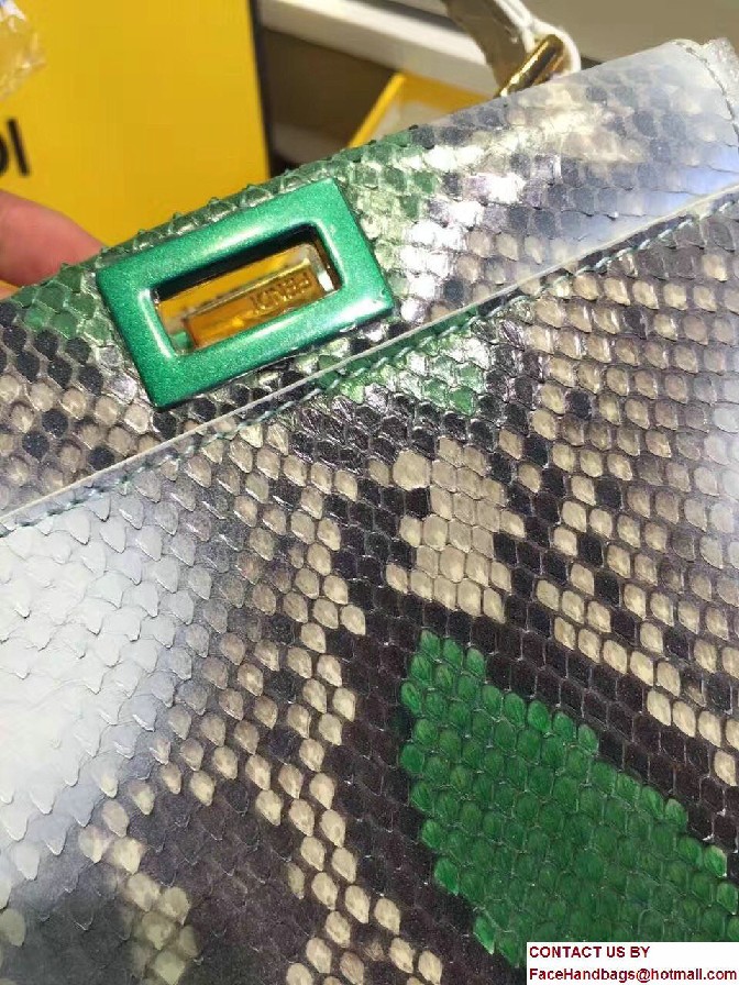 Fendi Python Mini Peekaboo Bag 02 2017