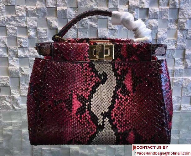 Fendi Python Mini Peekaboo Bag 05 2017