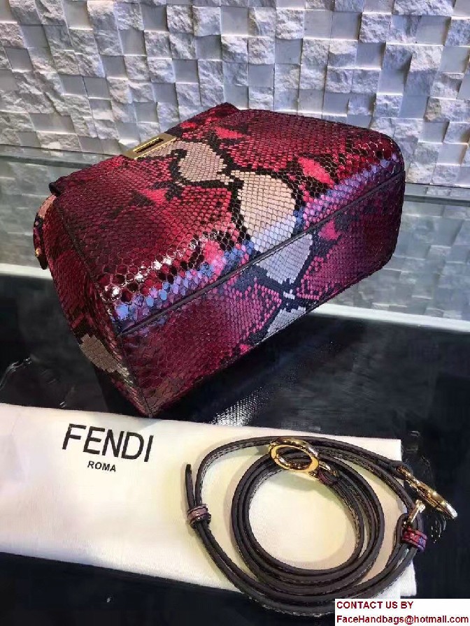 Fendi Python Mini Peekaboo Bag 05 2017