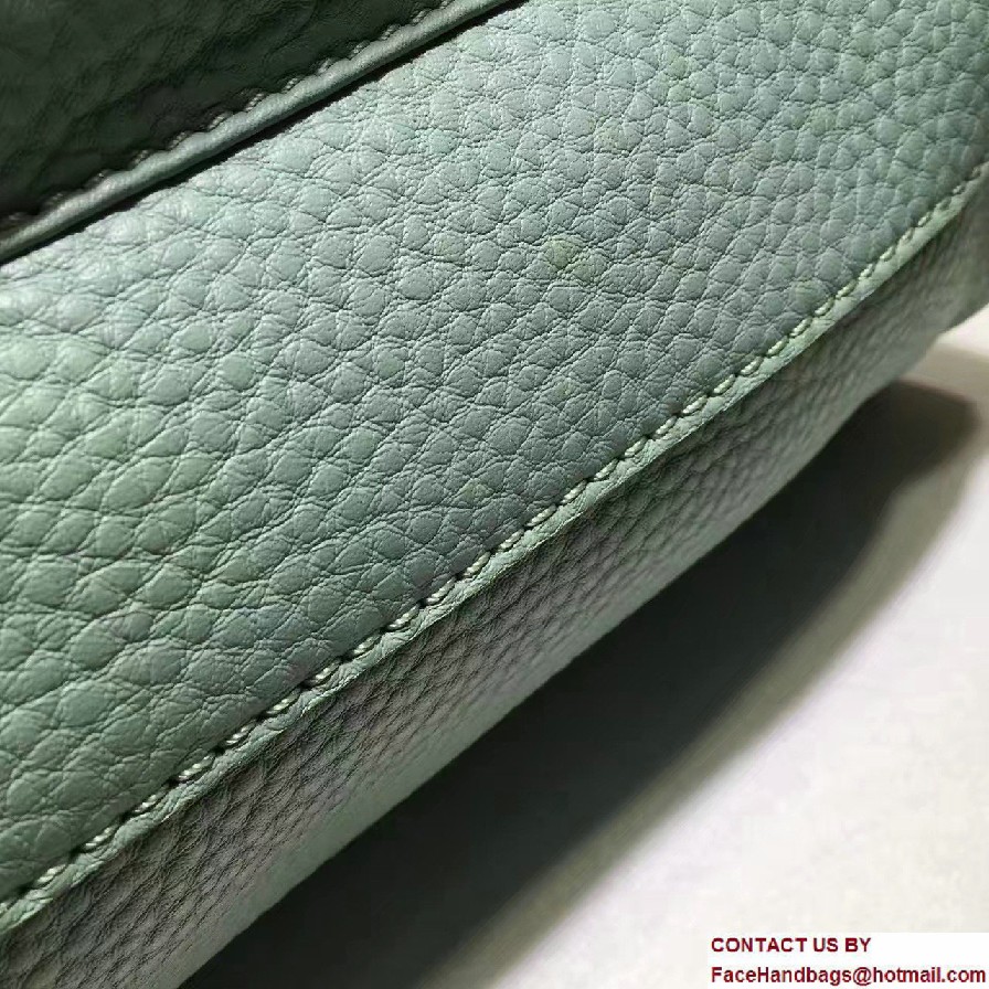 Gucci Bamboo Leather Backpack 370833 Light Green