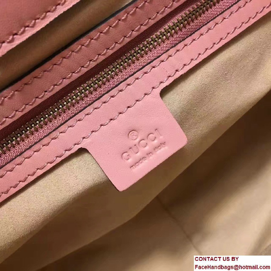 Gucci GG Marmont Matelasse Chevron Chain Shoulder Medium Bag 453569 Pink 2016