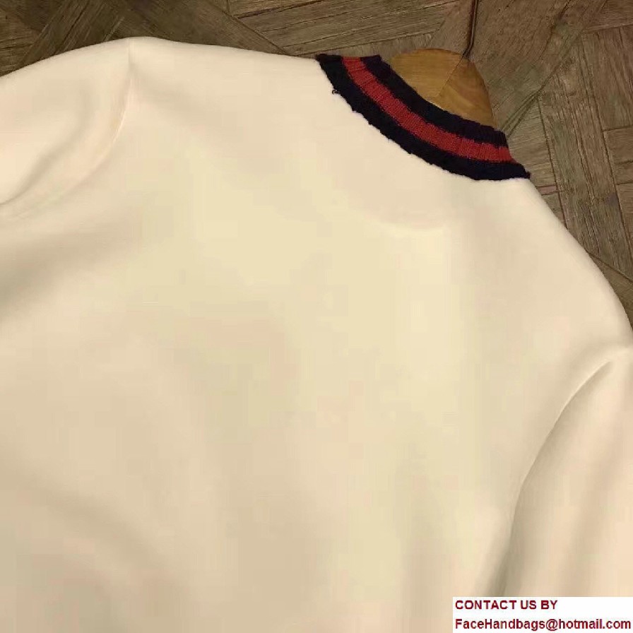 Gucci GucciGhost Knit Top Sweaters White 2017