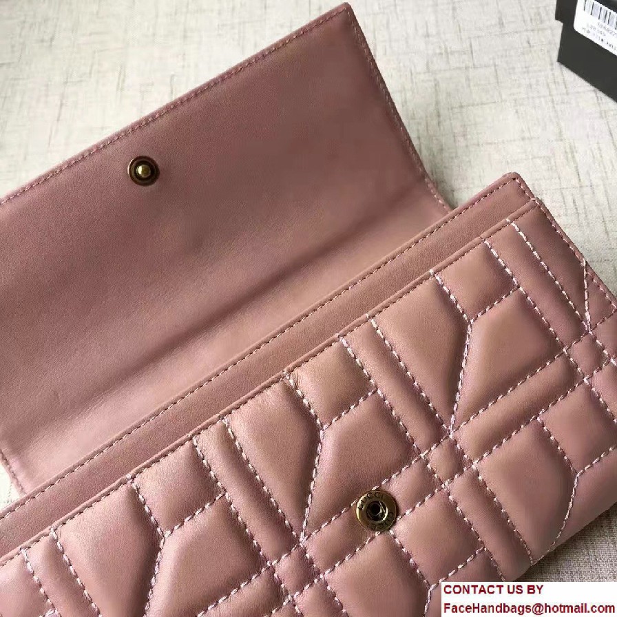 Gucci Pearl Logo GG Marmont Matelasse Chevron Continental Wallet 443436 Nude 2016