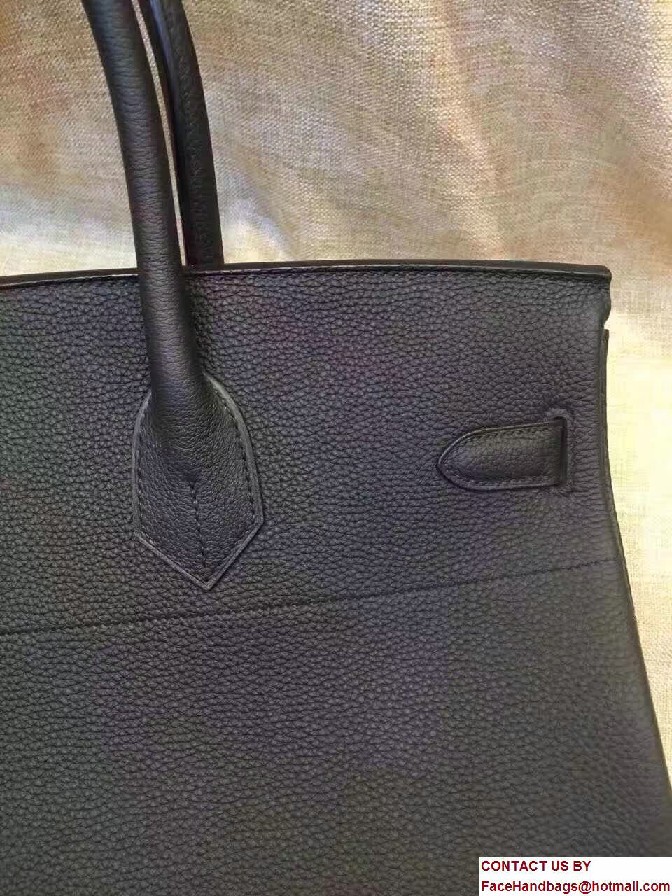 Hermes Birkin 42cm Bag in Original Togo Leather Bag Black