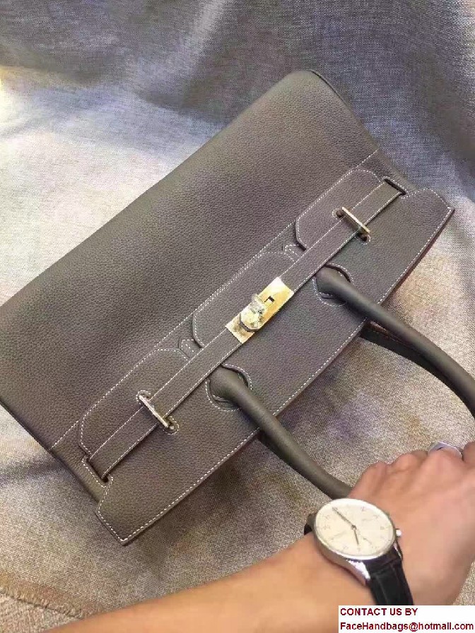 Hermes Birkin 42cm Bag in Original Togo Leather Bag Etoupe