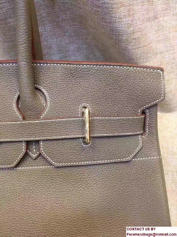 Hermes Birkin 42cm Bag in Original Togo Leather Bag Etoupe