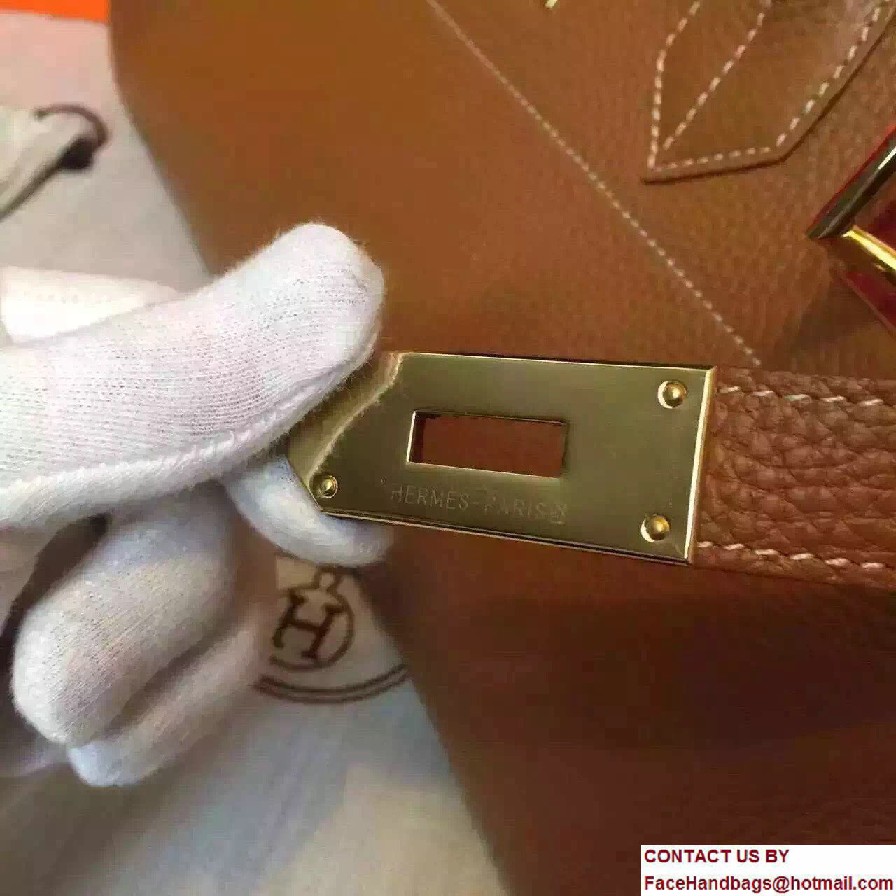 Hermes Birkin 42cm Bag in Original Togo Leather Bag Khaki