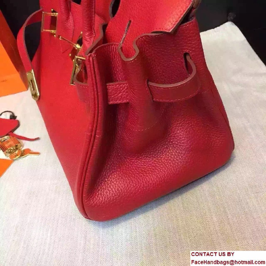 Hermes Birkin 42cm Bag in Original Togo Leather Bag Red