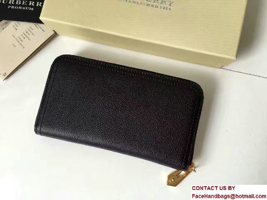 Leather Ziparound Wallet 40224242 Black 2017