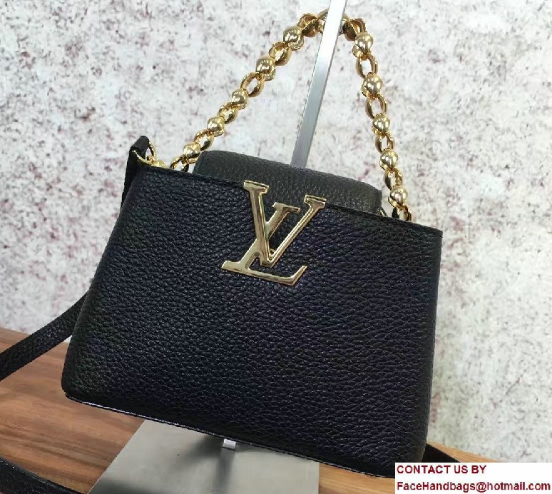 Louis Vuitton Capucines Mini Chain Bag M42935 Noir Cruise 2017 - Click Image to Close