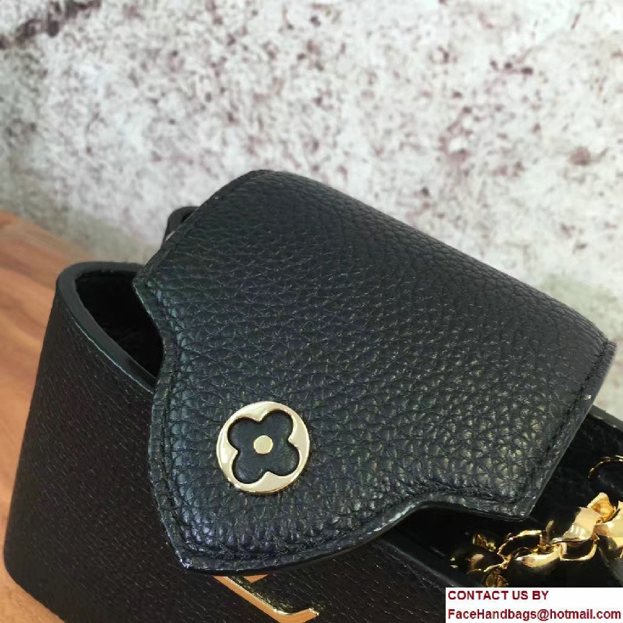 Louis Vuitton Capucines Mini Chain Bag M42935 Noir Cruise 2017