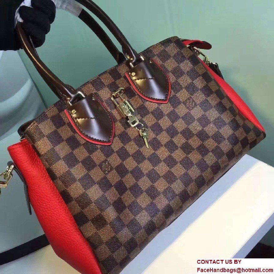 Louis Vuitton Damier Canvas Normandy Bag N41654 Cherry 2016