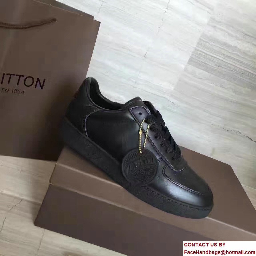 Louis Vuitton Medallion Rivoli Lovers Sneakers 1A2CV5 Noir 2017