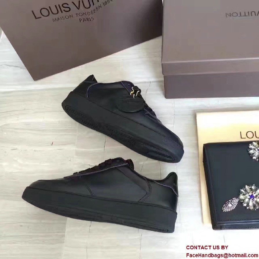 Louis Vuitton Medallion Rivoli Lovers Sneakers 1A2CV5 Noir 2017