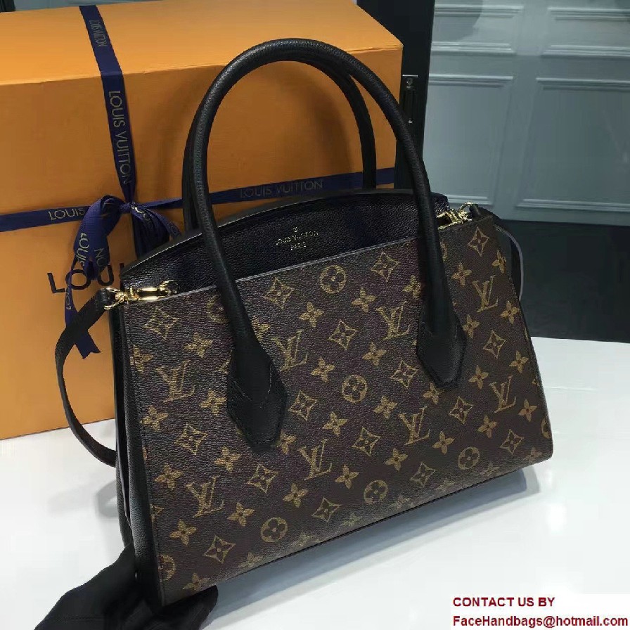 Louis Vuitton Monogram Canvas and Calf Leather Florine Bag M42269 Noir 2017