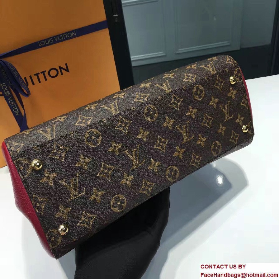 Louis Vuitton Monogram Canvas and Calf Leather Florine Bag M42271 Raisin 2017