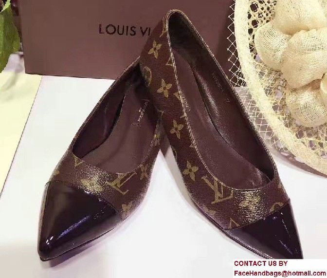 Louis Vuitton Patent Monogram Canvas Fetish Ballerina 1A1C38 2017 - Click Image to Close