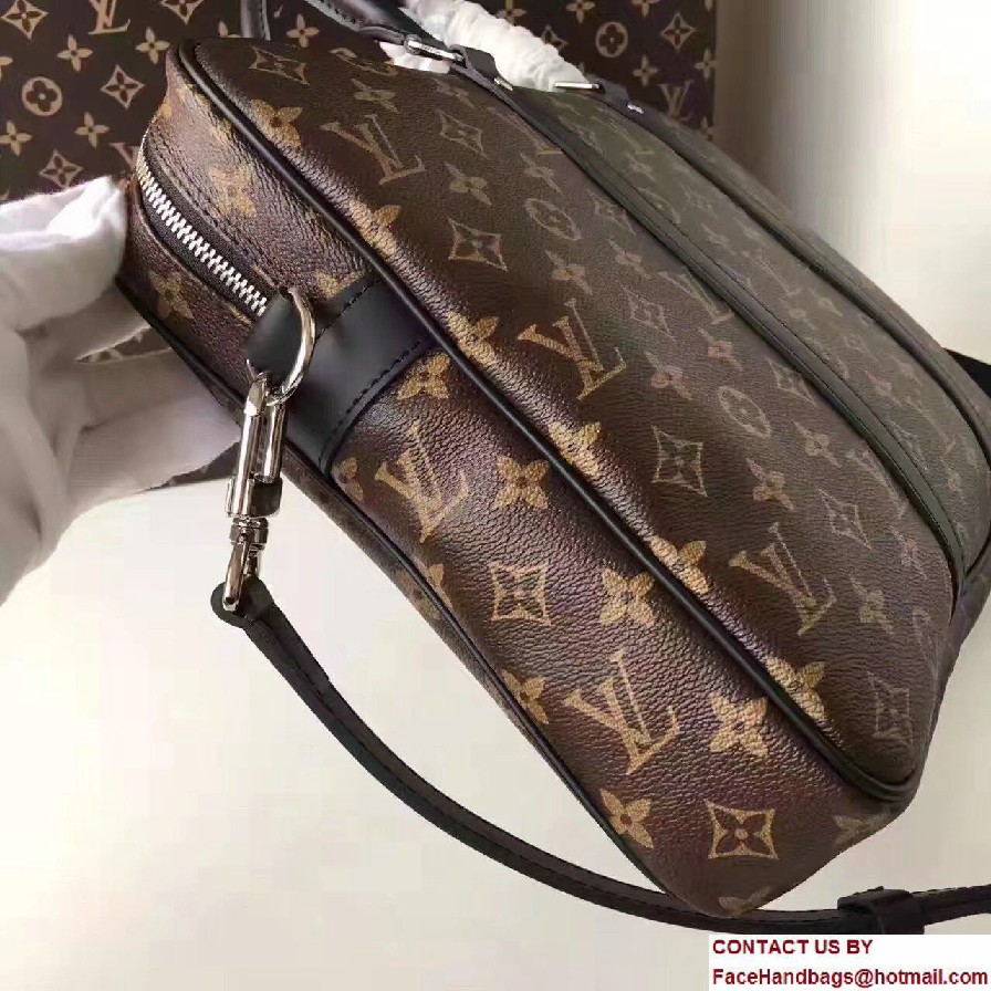 Louis Vuitton Porte-Documents Voyage PM Bag M52005 Monogram Macassar Canvas