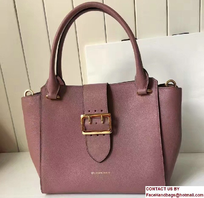 Medium Buckle Tote In Grainy Leather 40290211 Dusty Pink 2017