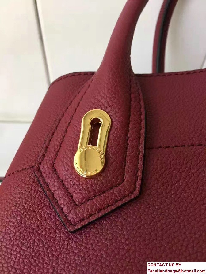 Small Milton Bag In Grainy Leather 40130671 Dark Red 2017