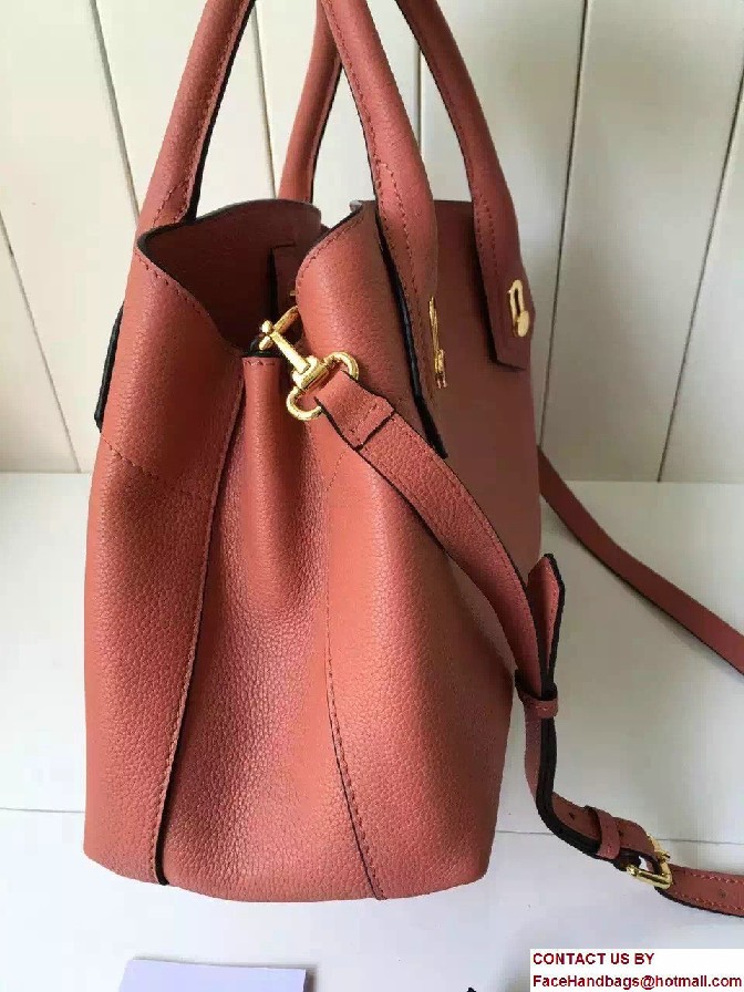 Small Milton Bag In Grainy Leather 40130741 Copper Pink 2017