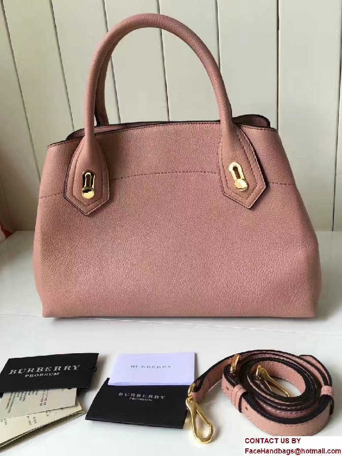 Small Milton Bag In Grainy Leather Pink 2017