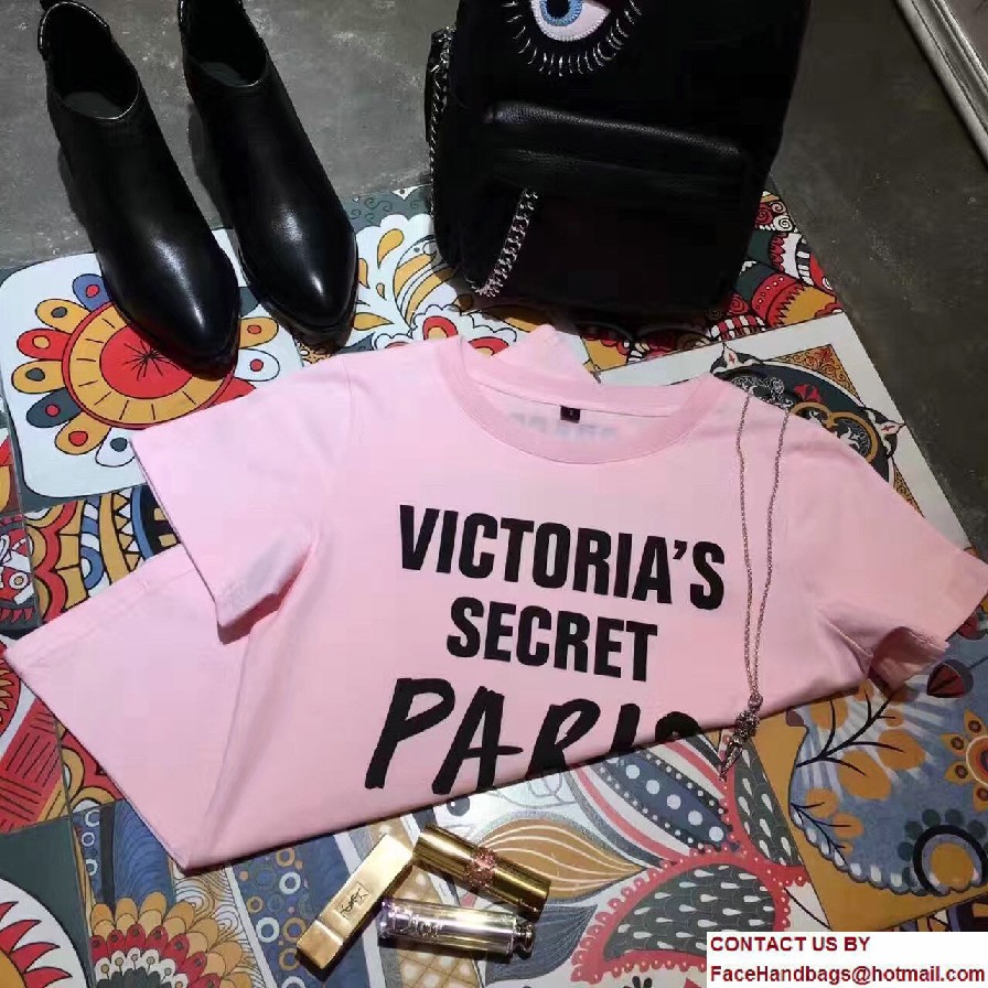 Victoria's Secret Fashion Show 2017 Pink T-Shirt 2016 Paris