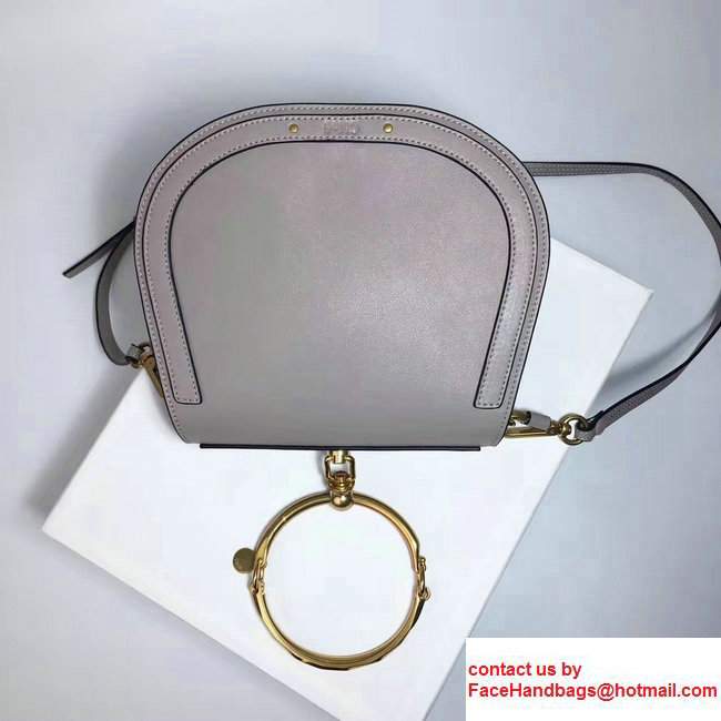 Chloe Medium Nile Bracelet Bag 3S1300 Gray 2017