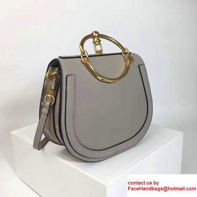 Chloe Medium Nile Bracelet Bag 3S1300 Gray 2017