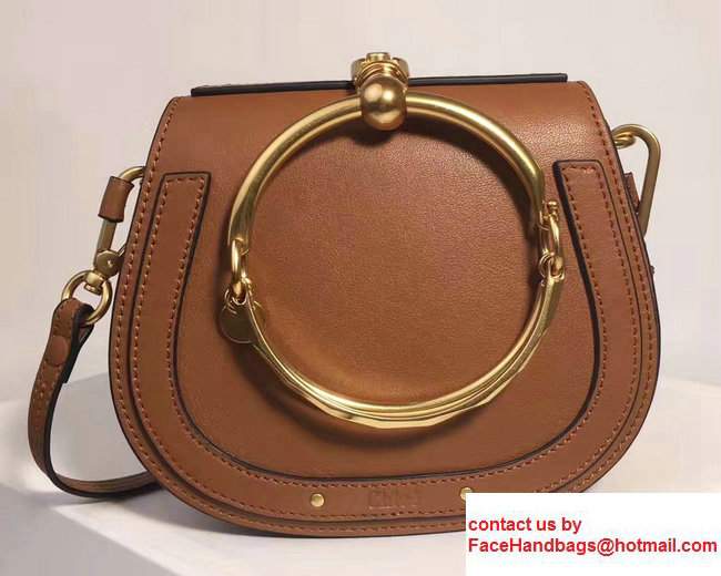 Chloe Small Nile Bracelet Bag 3S1301 Brown 2017