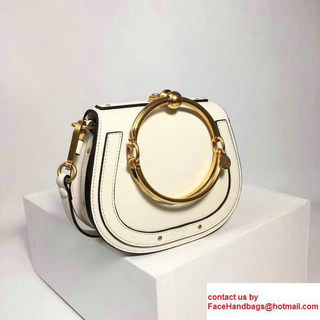 Chloe Small Nile Bracelet Bag 3S1301 Off White 2017