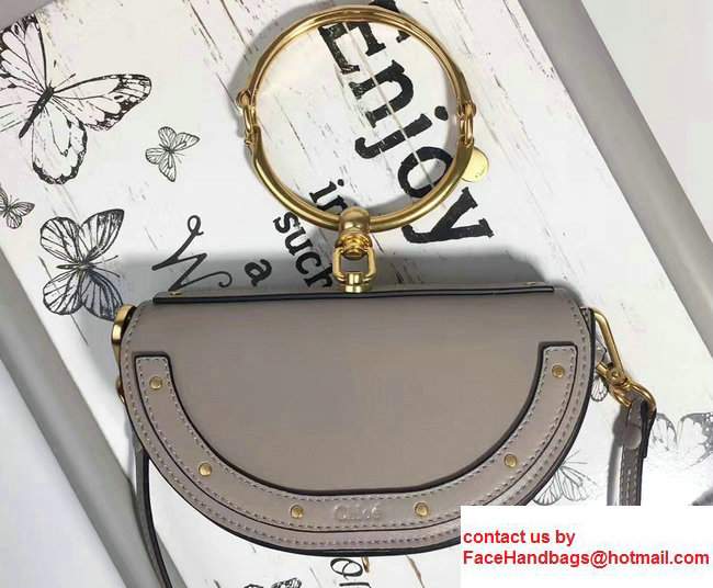 Chloe Small Nile Minaudiere Bag 3S1302 Gray 2017