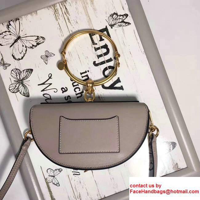 Chloe Small Nile Minaudiere Bag 3S1302 Gray 2017