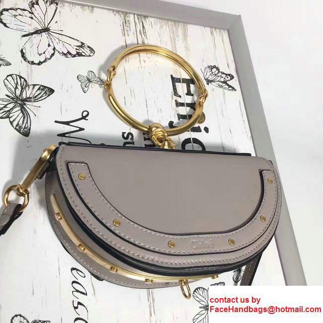 Chloe Small Nile Minaudiere Bag 3S1302 Gray 2017