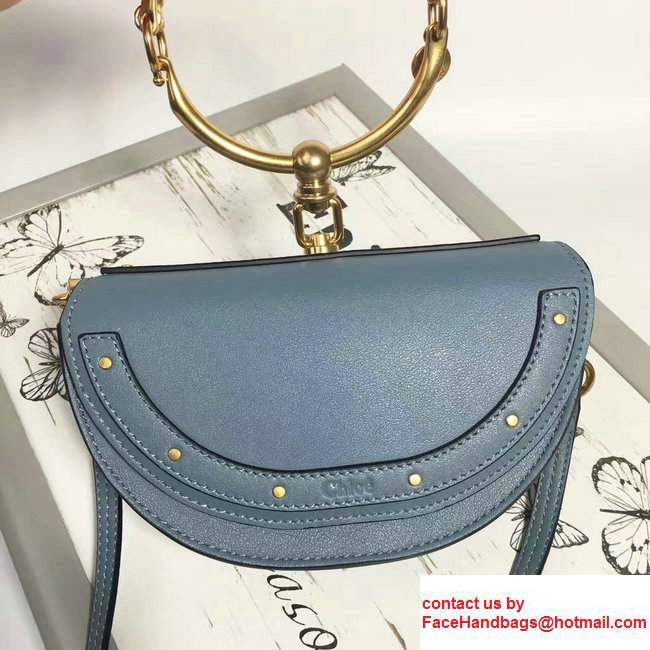 Chloe Small Nile Minaudiere Bag 3S1302 Sky Blue 2017