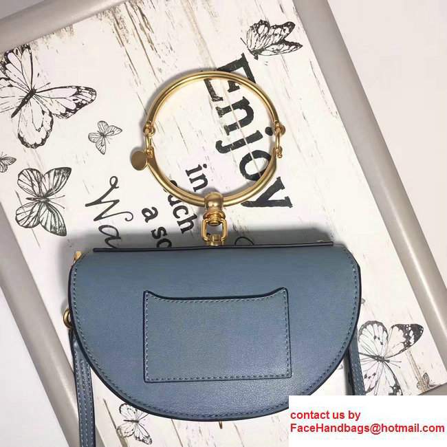 Chloe Small Nile Minaudiere Bag 3S1302 Sky Blue 2017