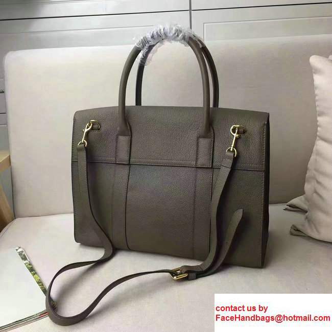 Classic Grain Bayswater Large Bag with Strap Gray 2017