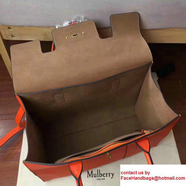 Classic Grain Bayswater Large Bag with Strap Orange 2017