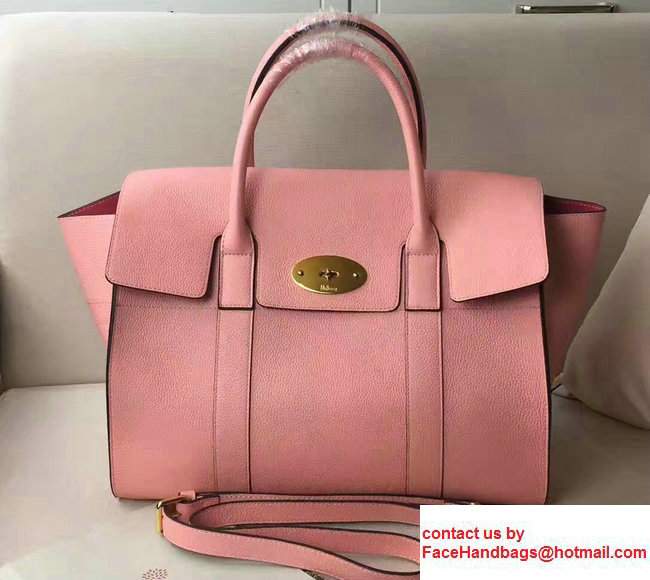 Classic Grain Bayswater Large Bag with Strap Pink 2017 - Click Image to Close